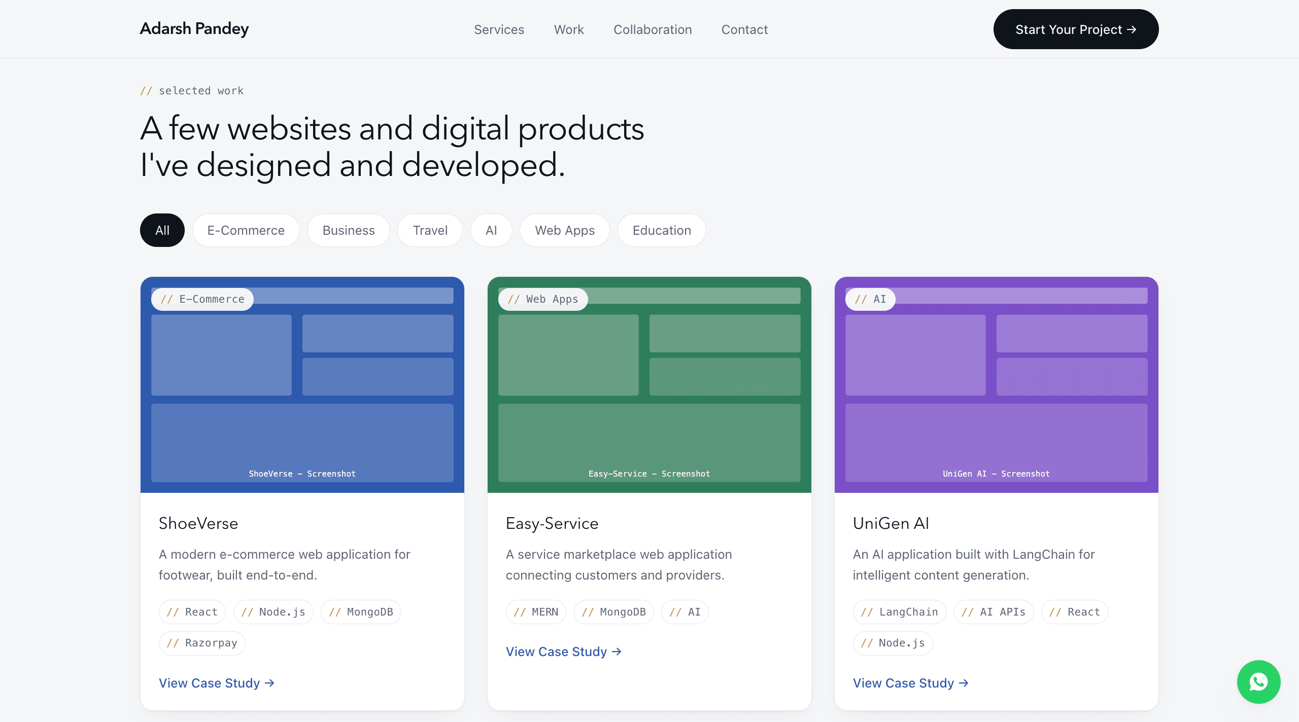 Business Website screenshot 2