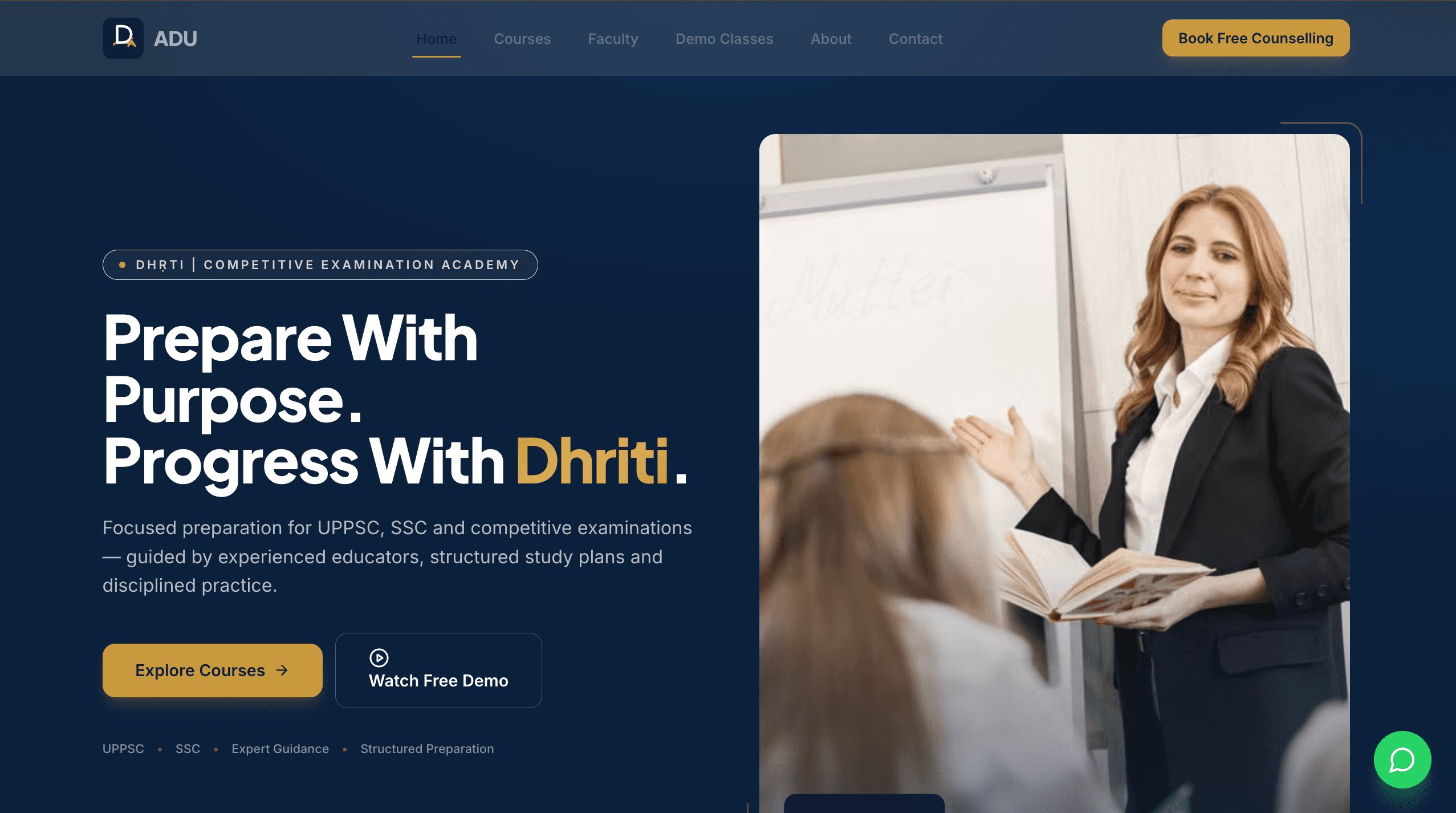 Coaching Website project preview