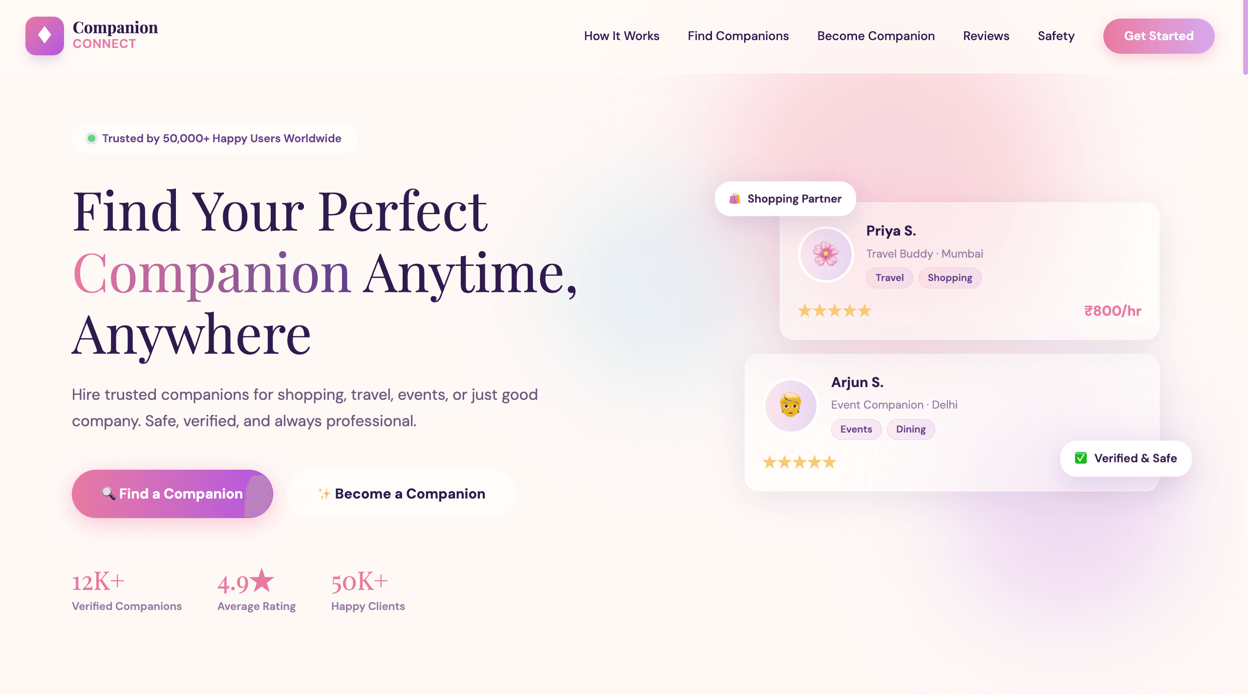 Companion-Connect project preview