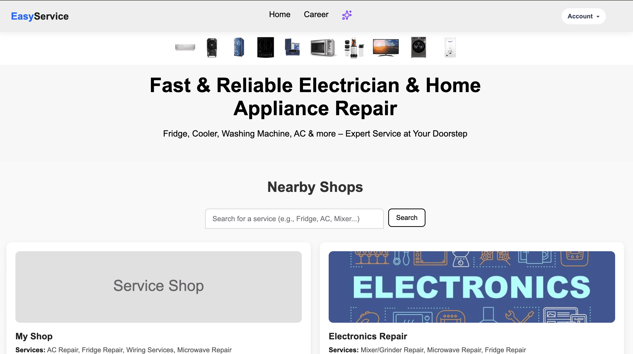 Easy-Service project preview