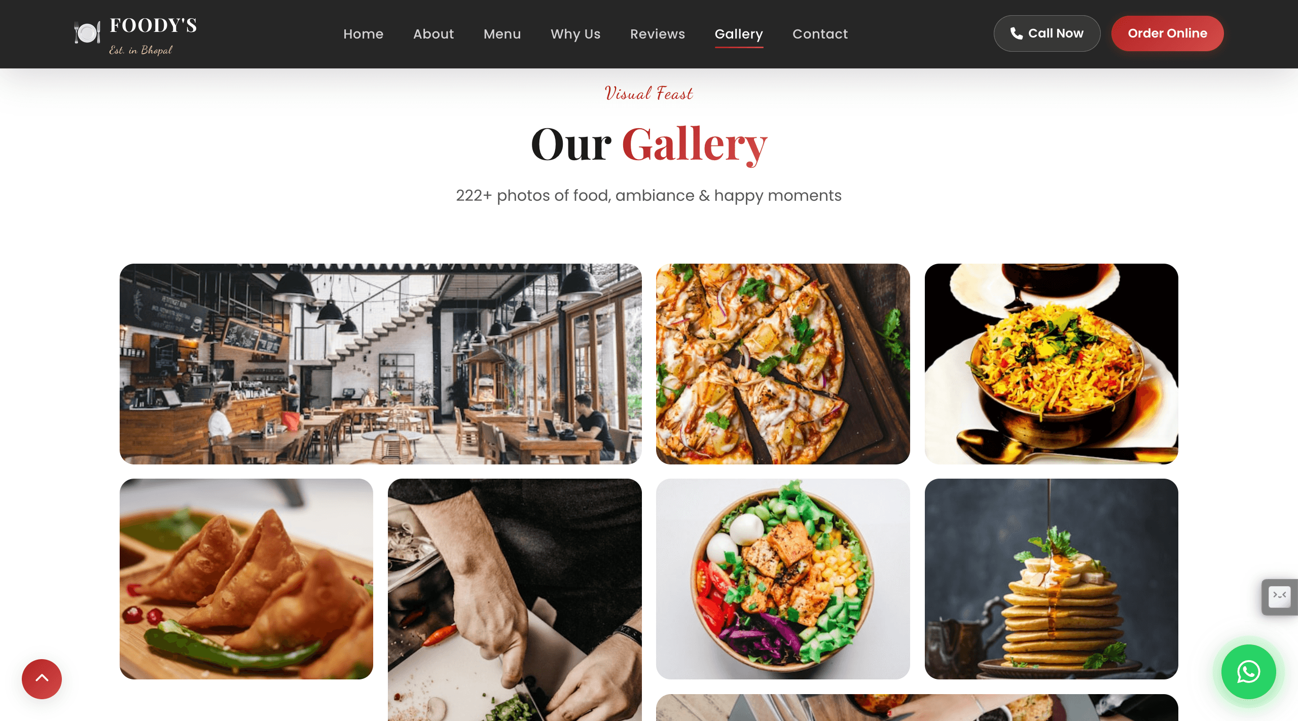 Restaurant Website screenshot 2